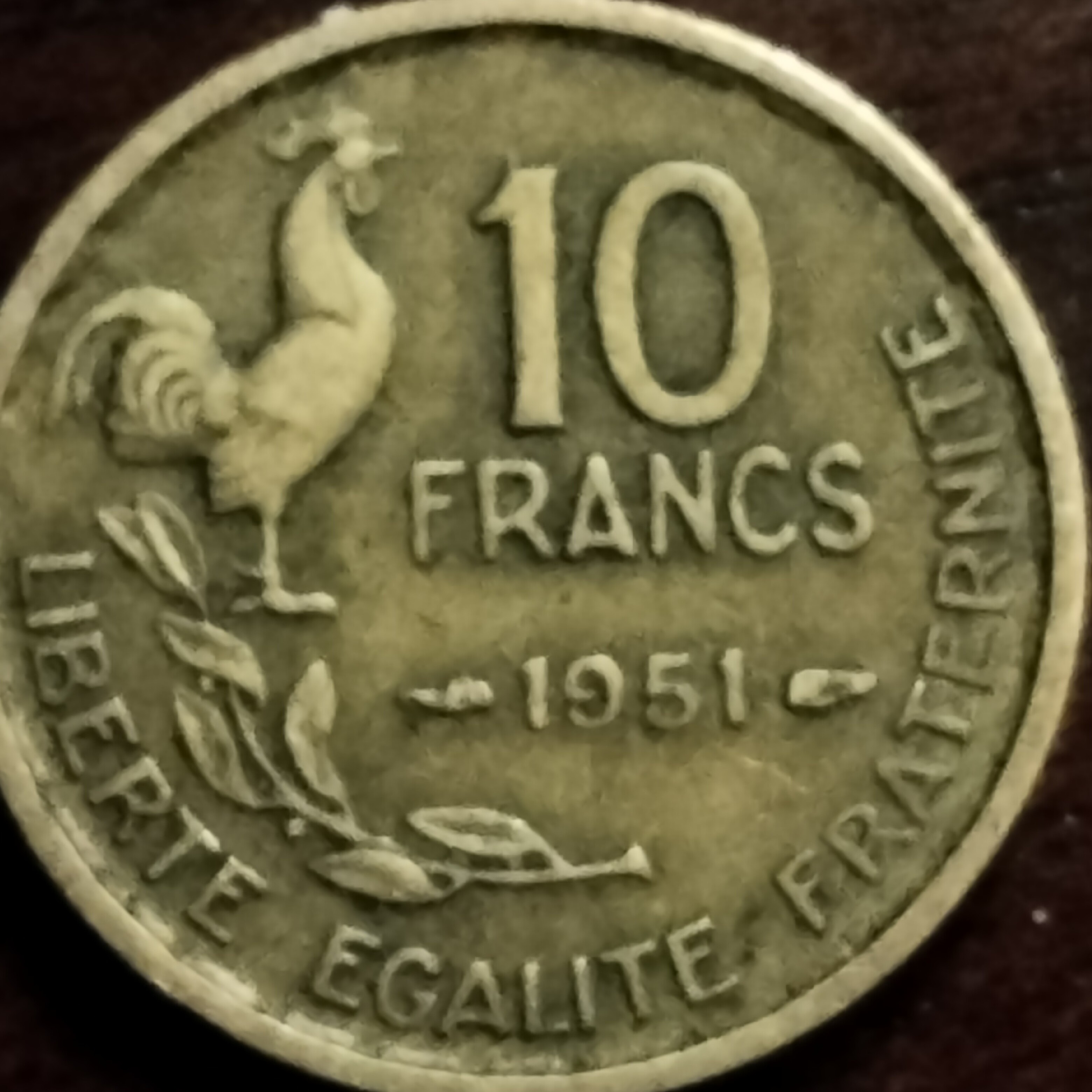 10 Franc front