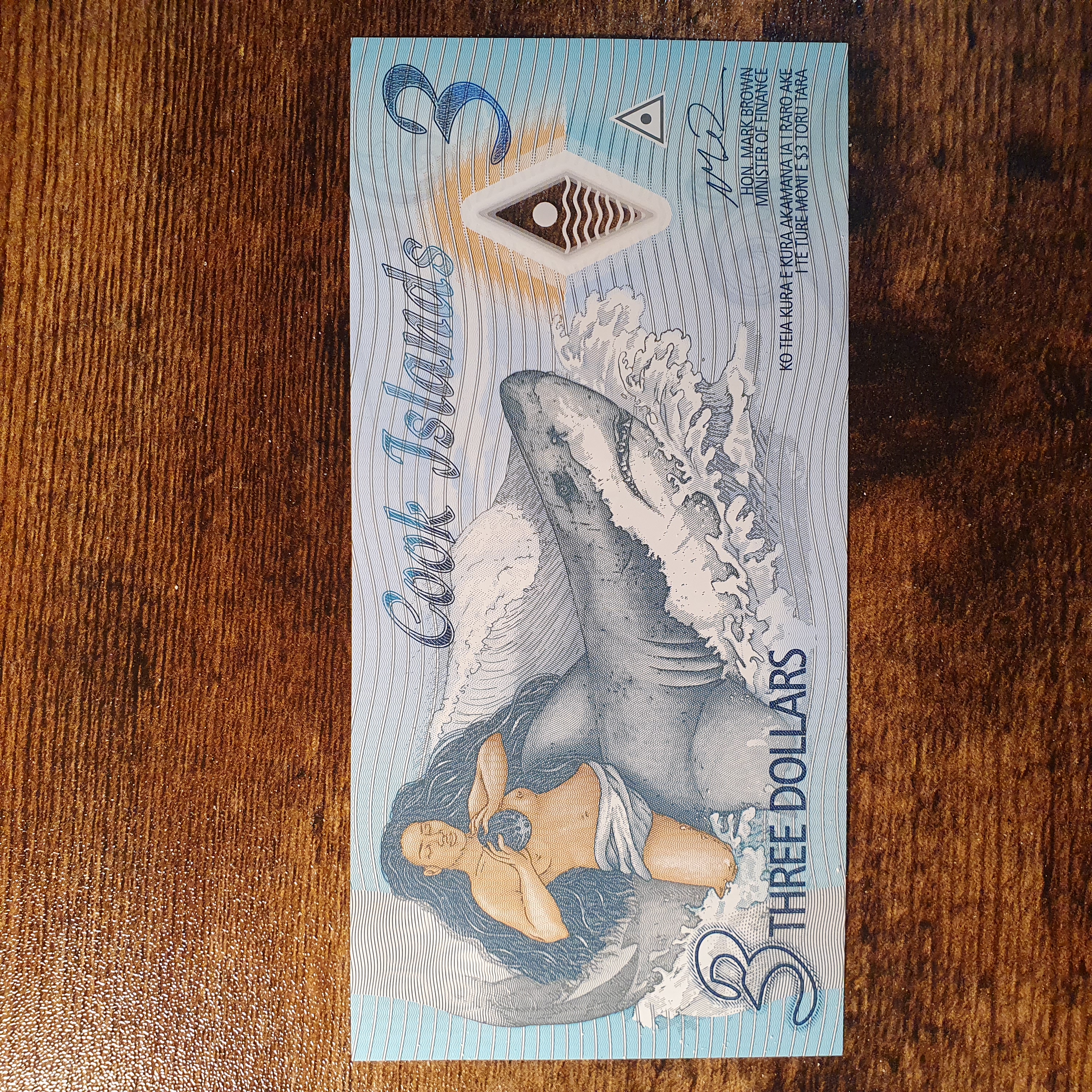 Cook Islands 3 Dollar banknote 2021 - CurrencyHub