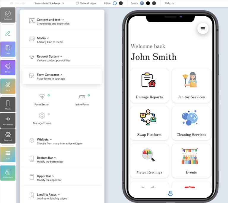 Création de votre application en -  Moins de 5 semaines
