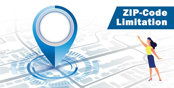 New: ZIP-Code Limitation