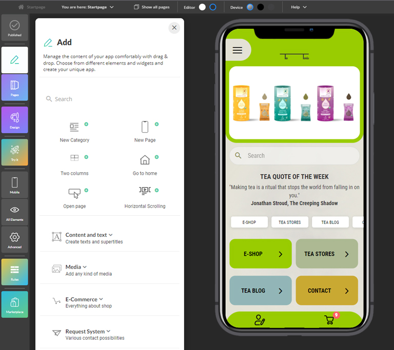 Erstellung deiner App -  In weniger als 5 Wochen