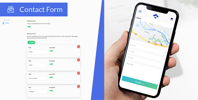 New: Contact Form