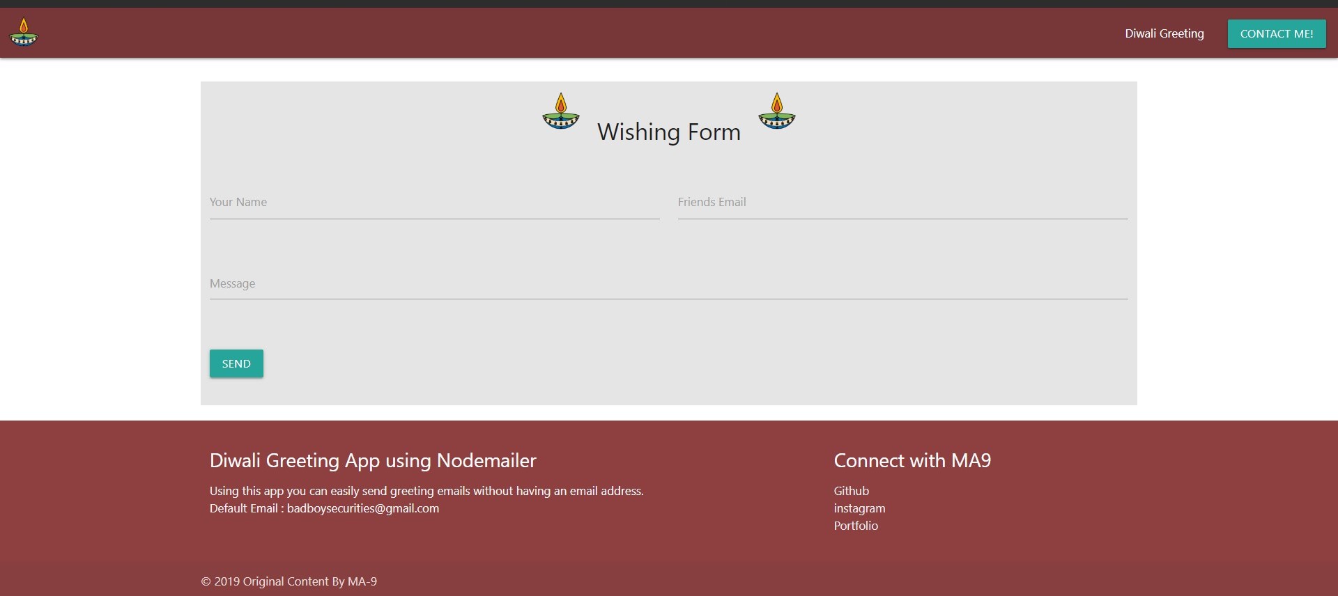 GitHub ma9/EmailSendingAppUsingNodemailer Sending emails using