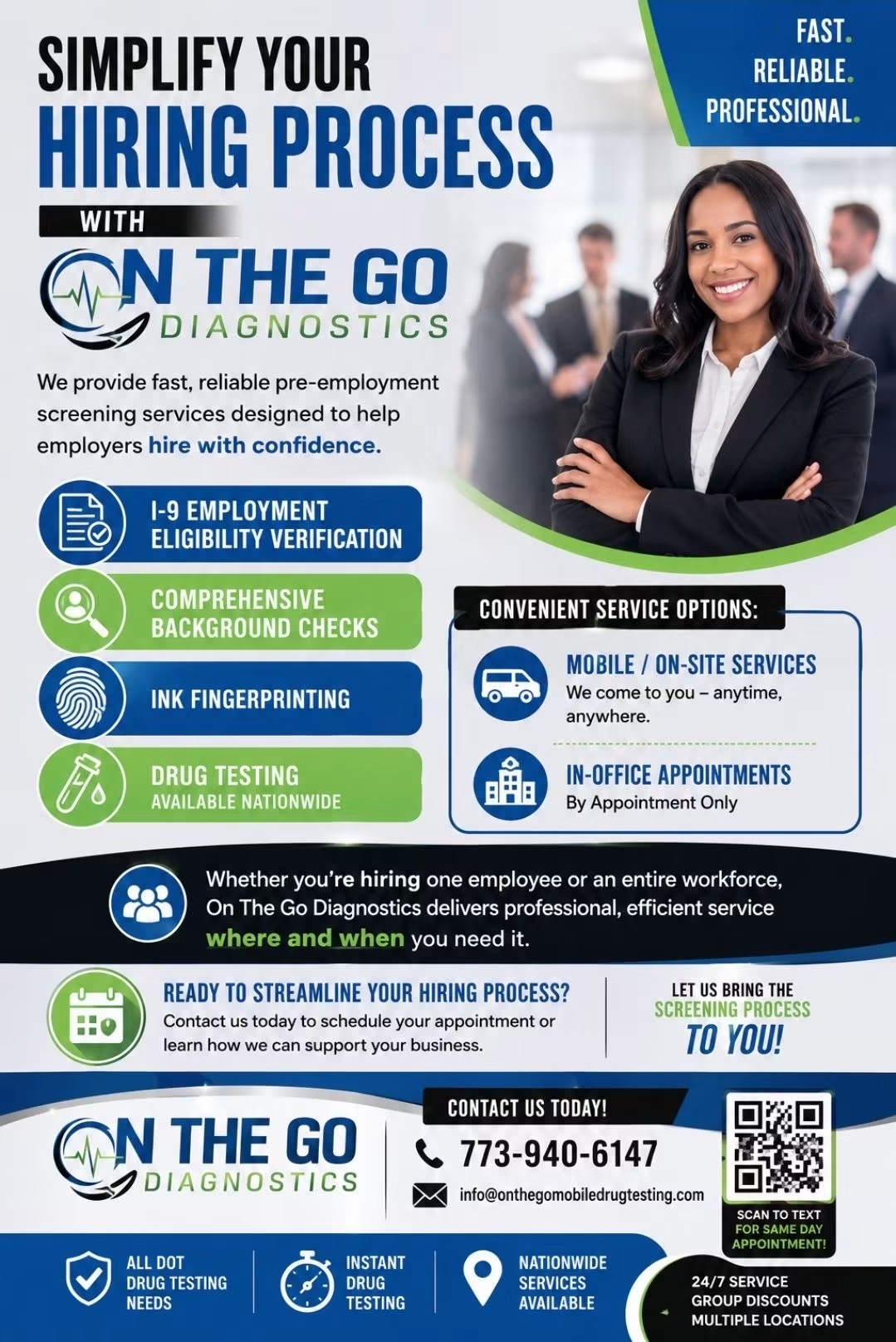 On The Go Diagnostics logo
