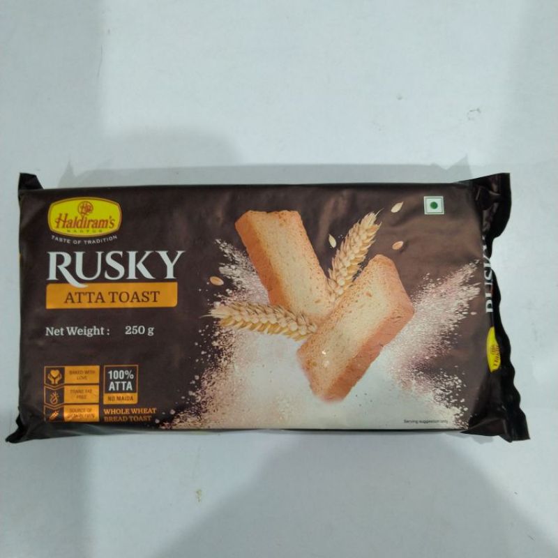 HALDIRAM'S RUSKY ATTA TOAST 250GRAM