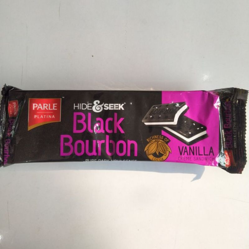 HIDE & SEEK BLACK BOURBON VANILLA 100 GRAM