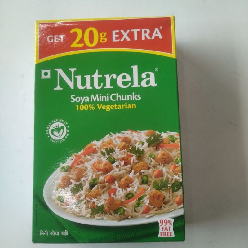 NUTRELA SOYA MINI CHUNKS 220 GRAM