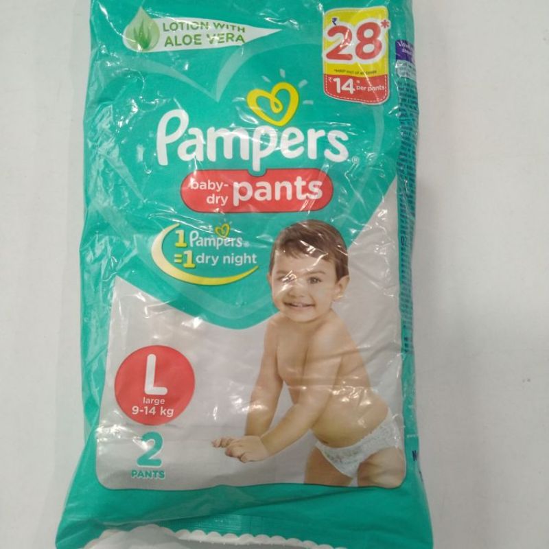 PAMPERS L 2 PANTS