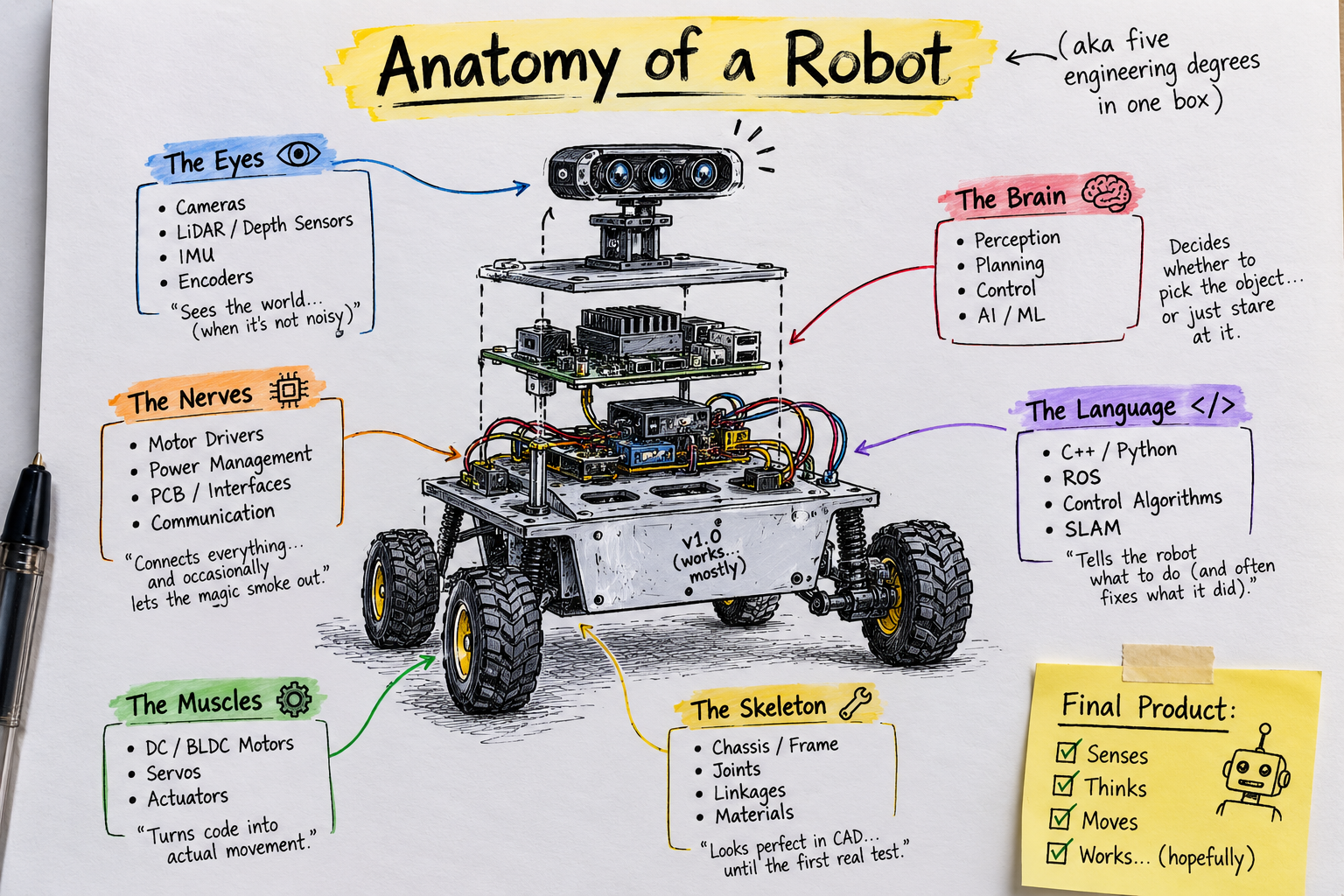anatomy of a robot