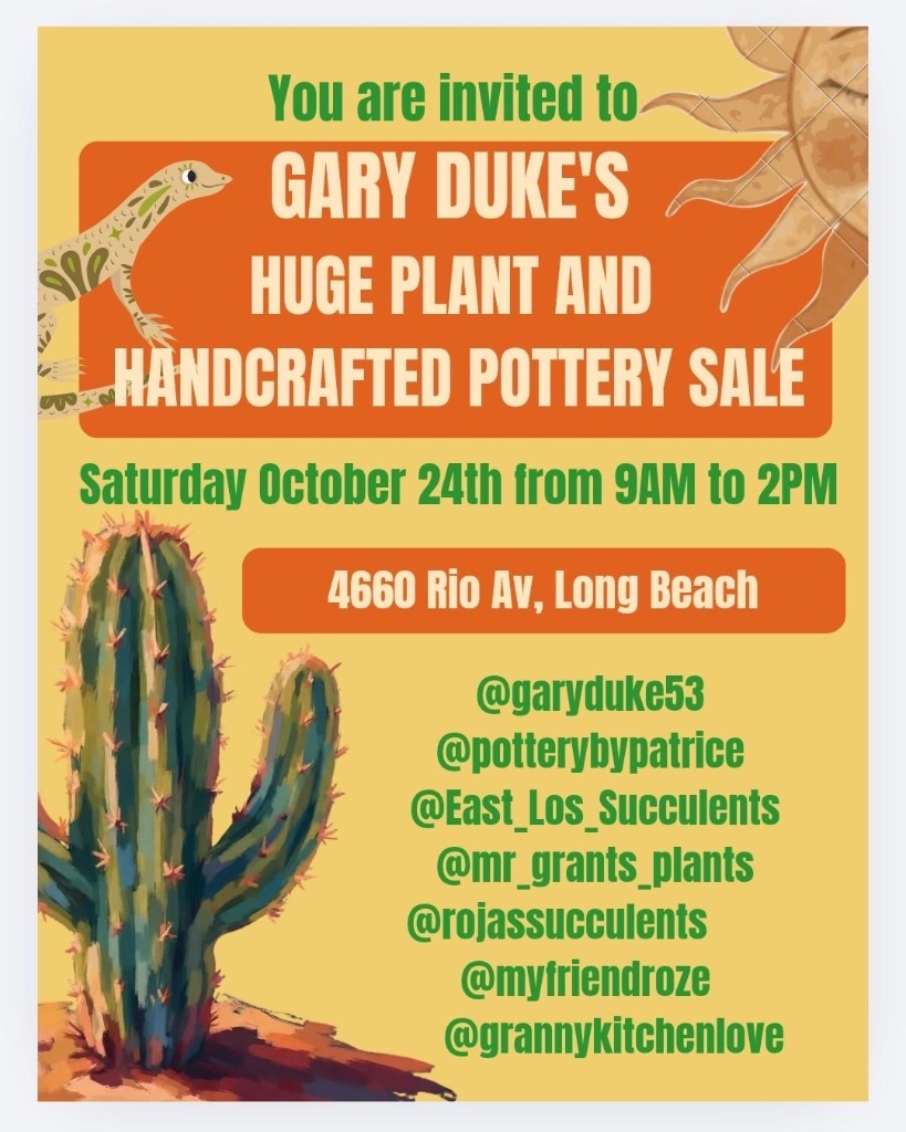 Gary Duke's huge plant and handmade pottery sale