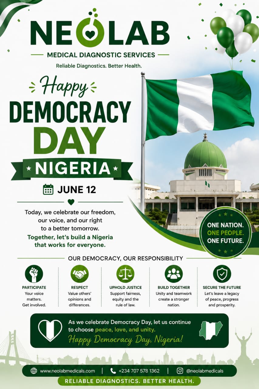 Democracy Day 2026: Celebrating Freedom, Participation, and a Healthier Nigeria