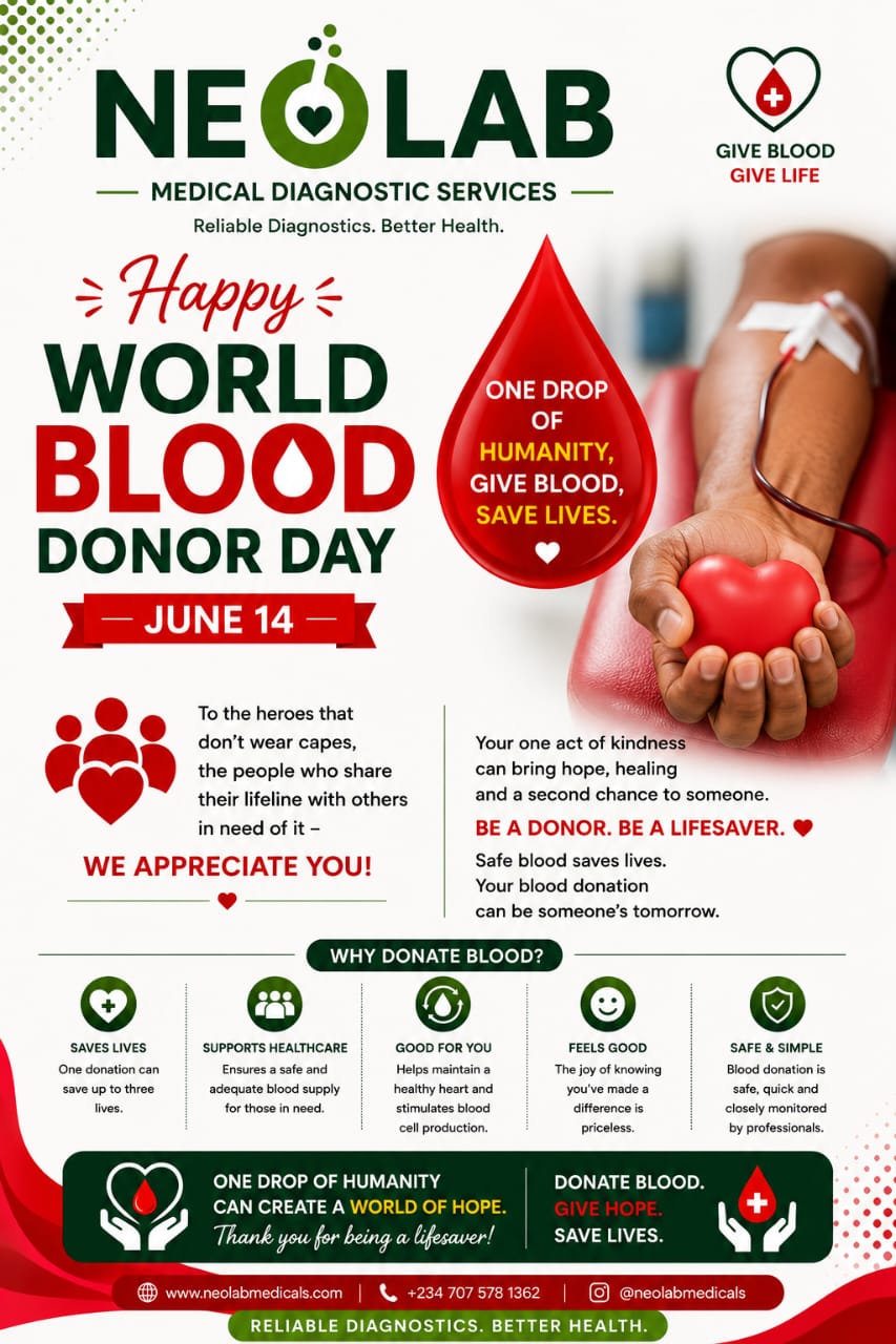 World Blood Donor Day 2026: Give Blood, Give Hope, Save Lives
