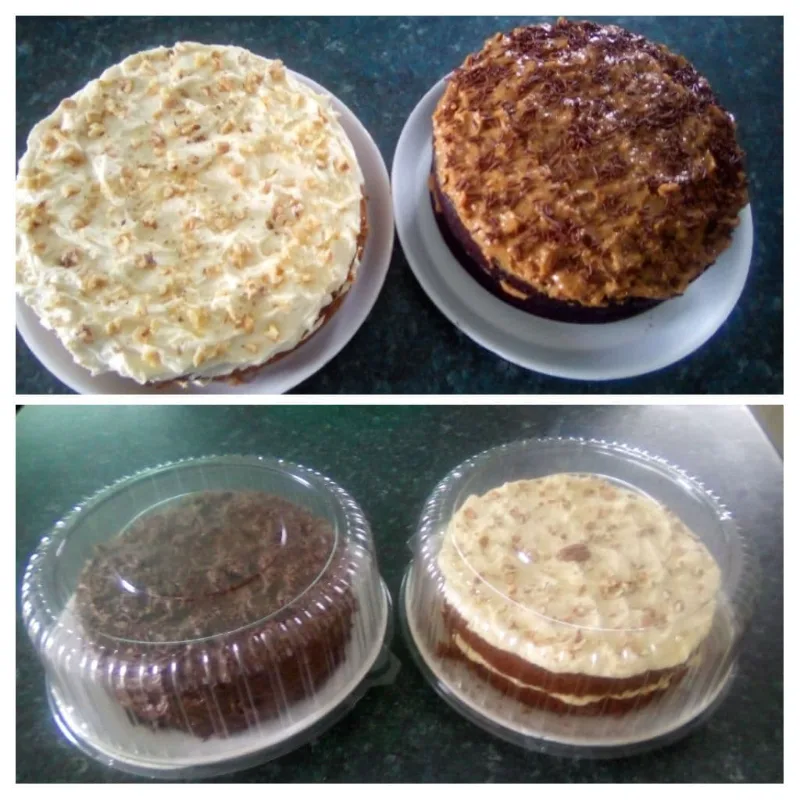 chocolate & carrot cake