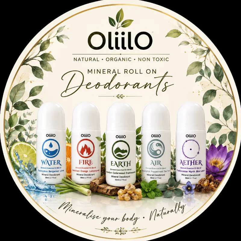 OliilO Mineral Roll On Deodorants