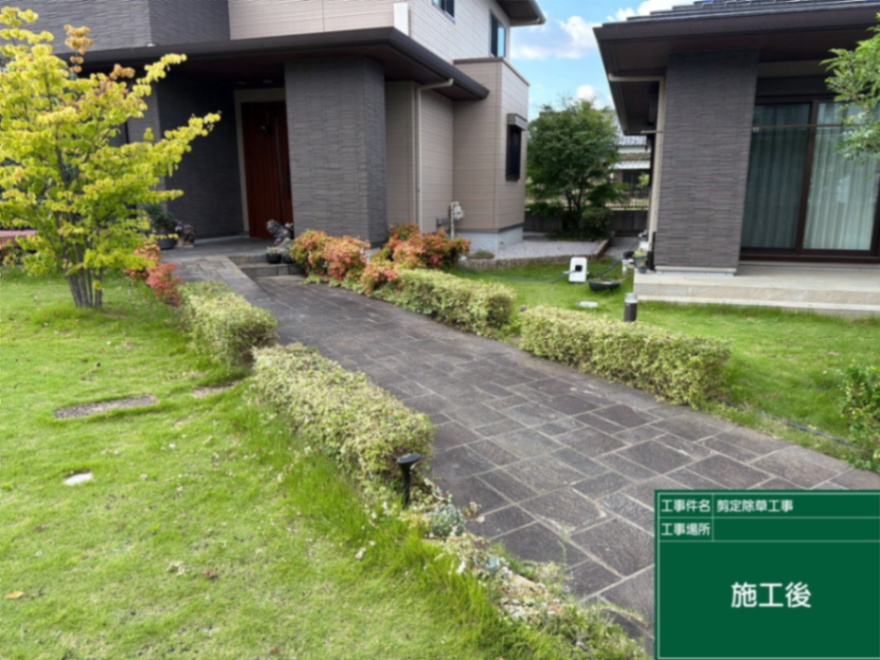 さいたま市庭園刈り込み工事