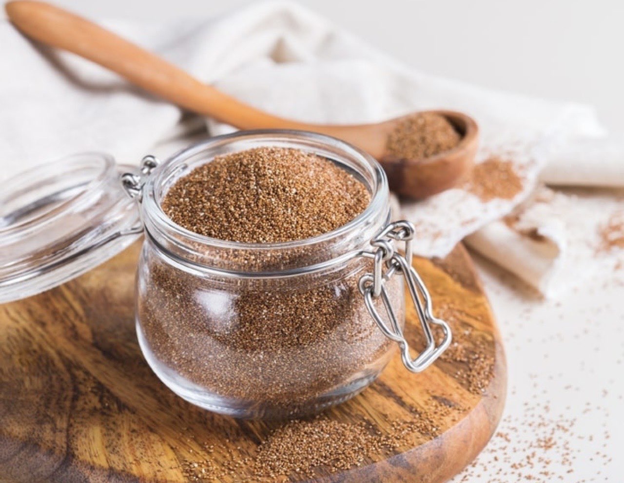 Aiva Brown Teff Flour Organic Grain