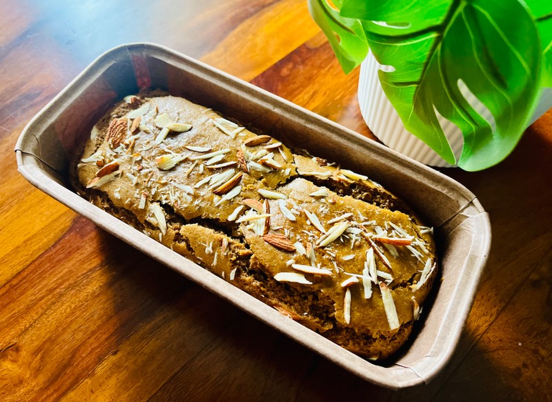 Wheat Jaggery cake