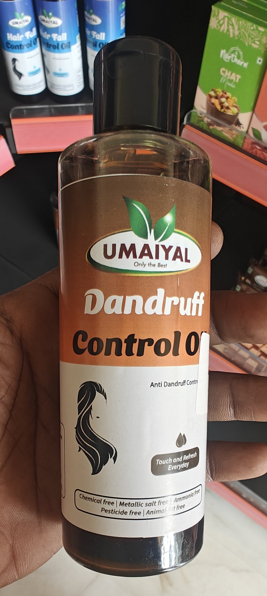 Dandruff control oil