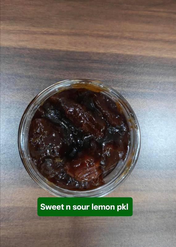 Sweet Sour Lemon Pickle (No Oil)