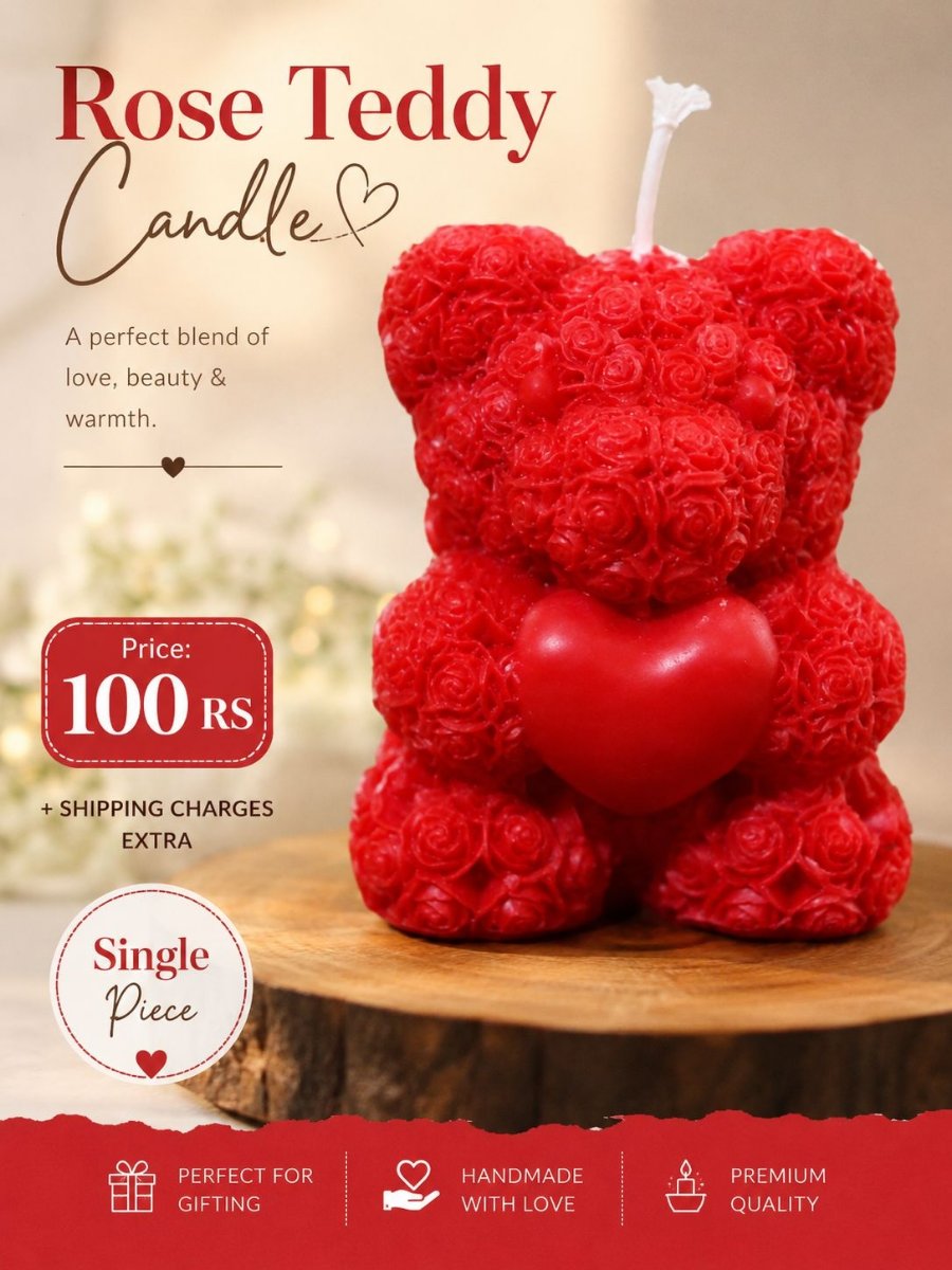 Teddy Candle