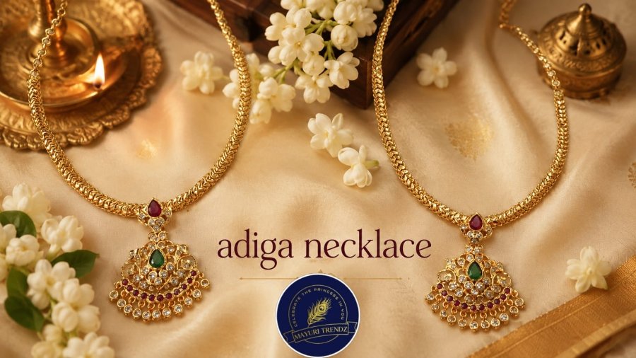 Adiga traditional jewellery necklace