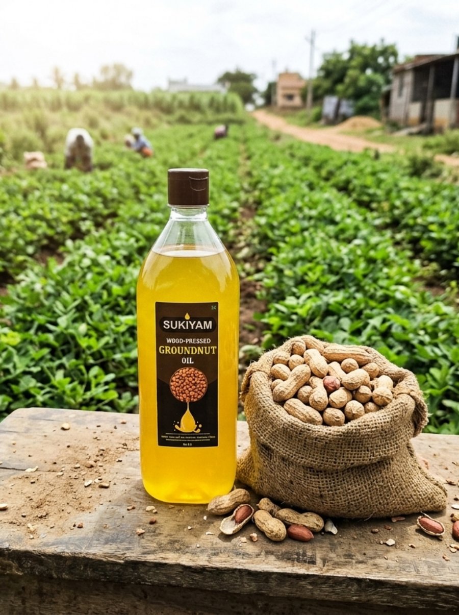 Groundnut Oil - Woodpressed