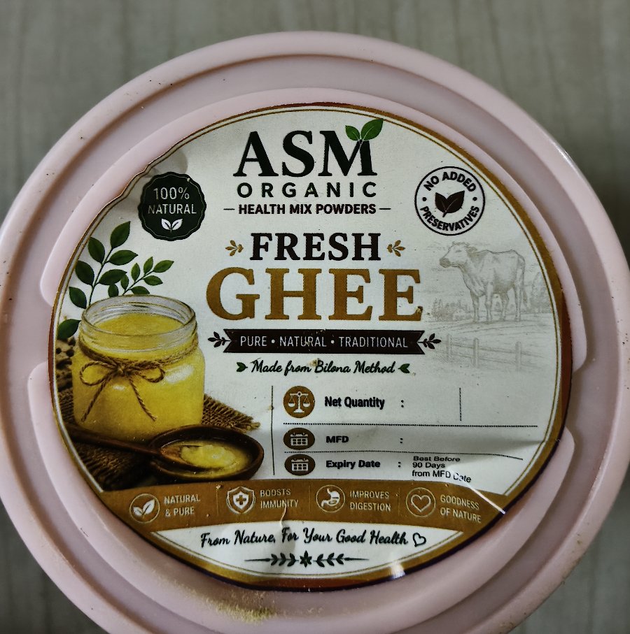 Homemade village ghee