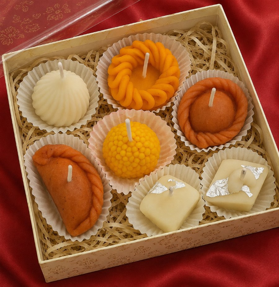 Sweet box candles