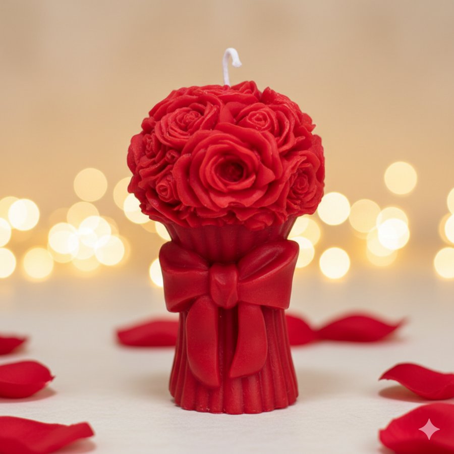 Rose Bouquet Candle