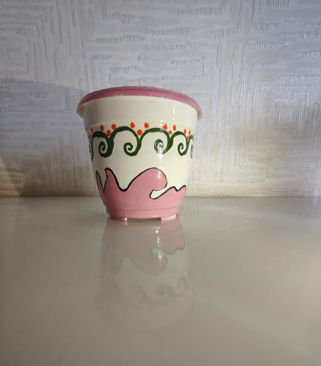Hand painted planter
