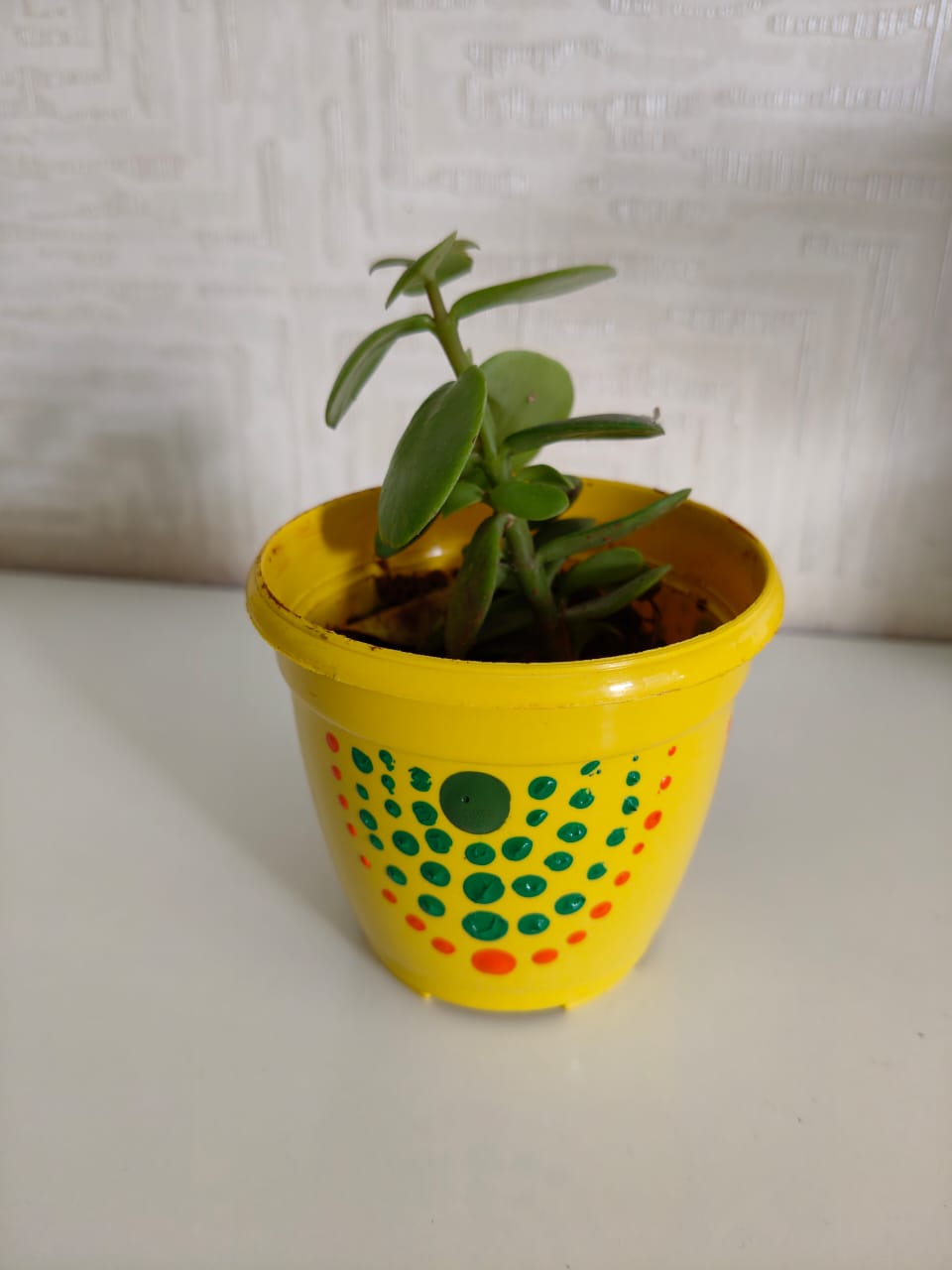 Hand crafted planter