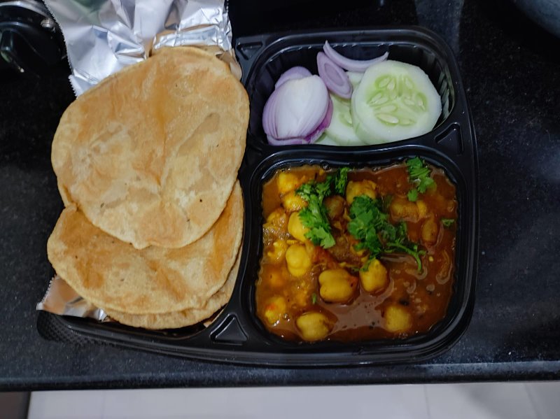 Chole Puri Platter