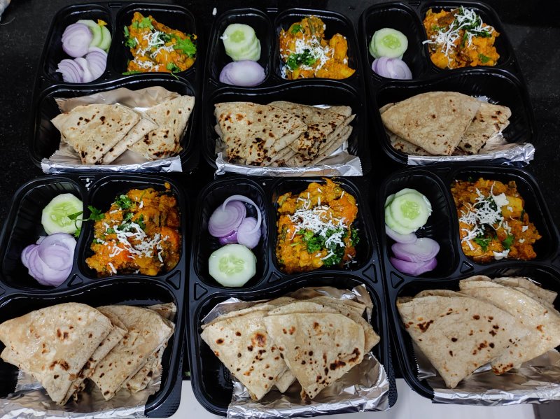Mix Veg and Chapati Platter