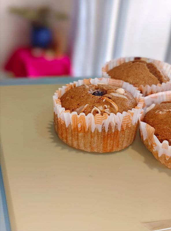 Wheat cupcake