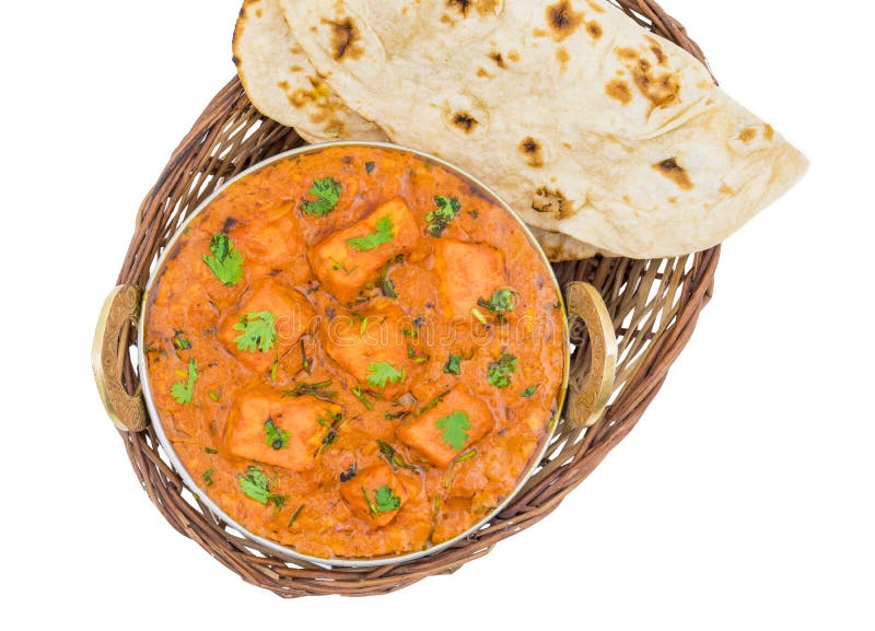 Butter Paneer and roti combo