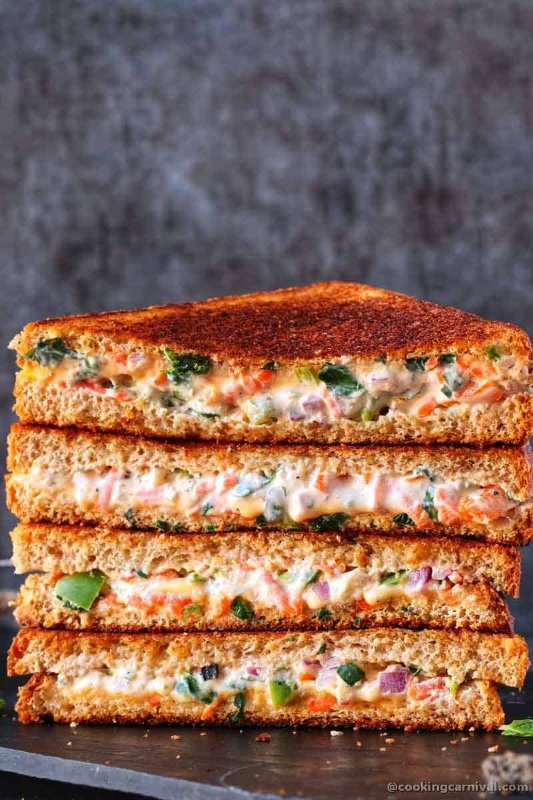 Hung curd Sandwich