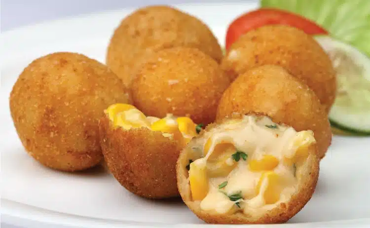 Cheesey corn balls
