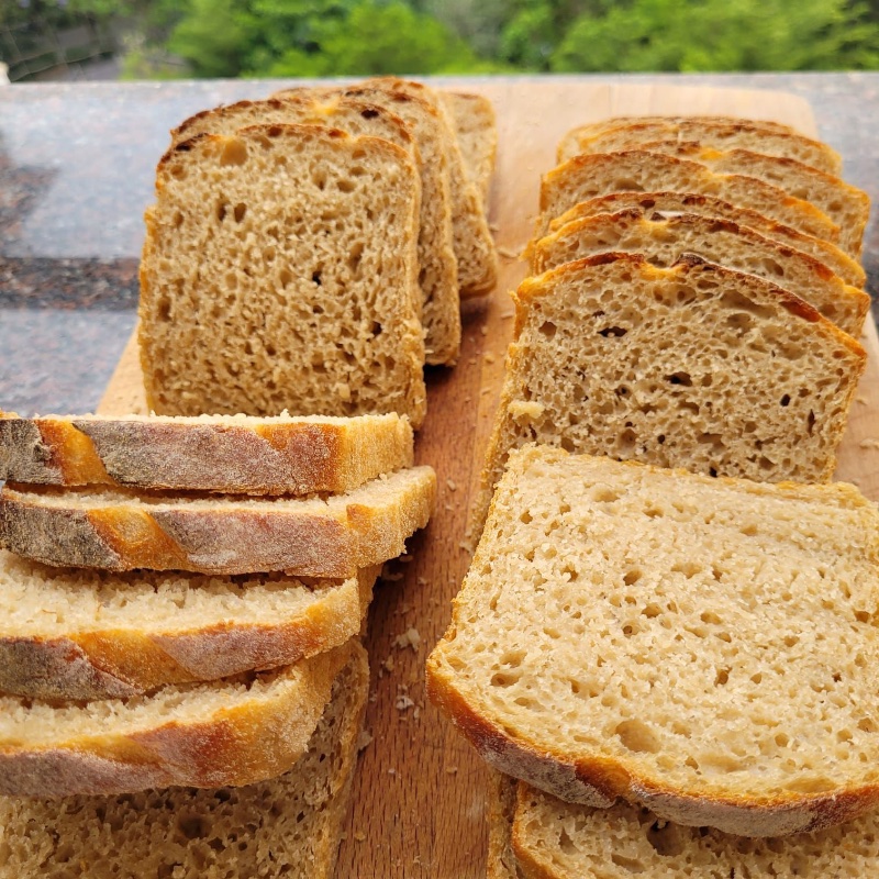 Sandwich Sourdough Bread (naturally fermented bread)