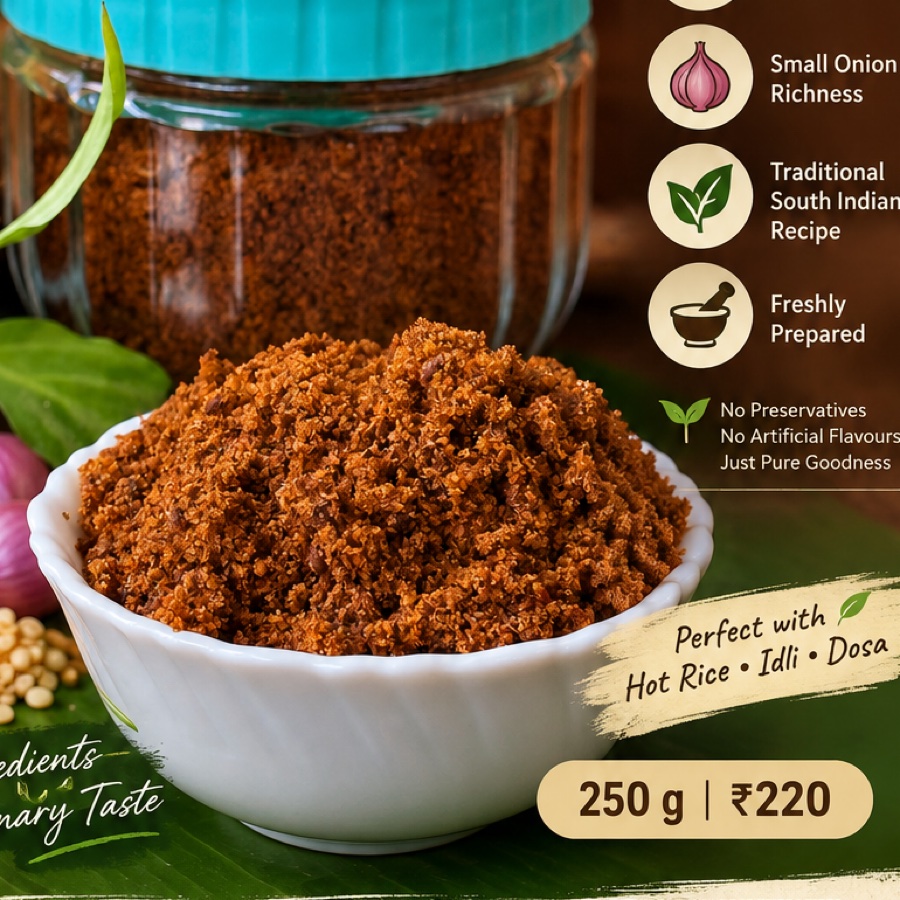 Homemade Chamandhi Podi