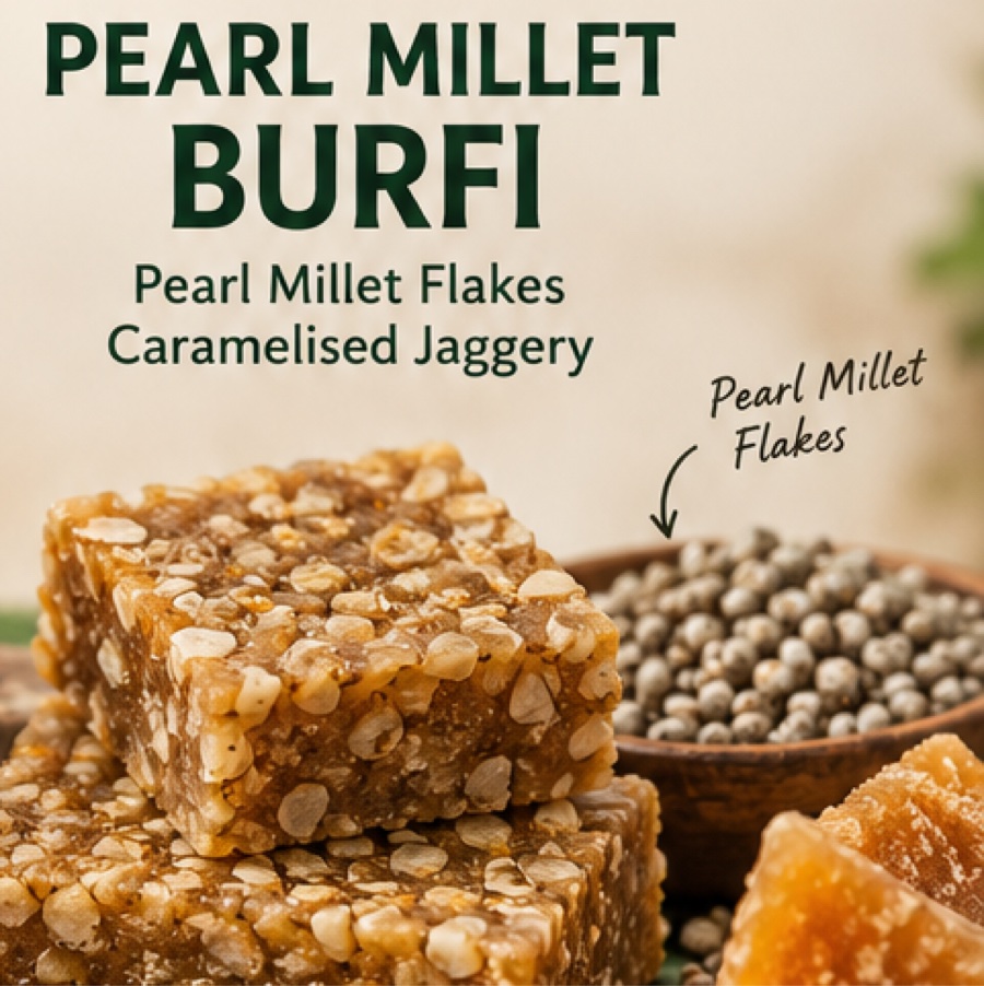 Pearl Millet Burfi