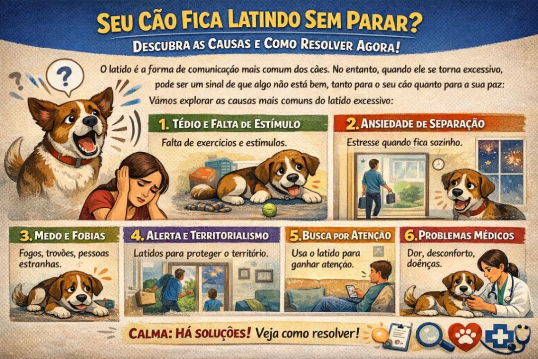 Seu Cão Fica Latindo Sem Parar? Descubra as Causas...