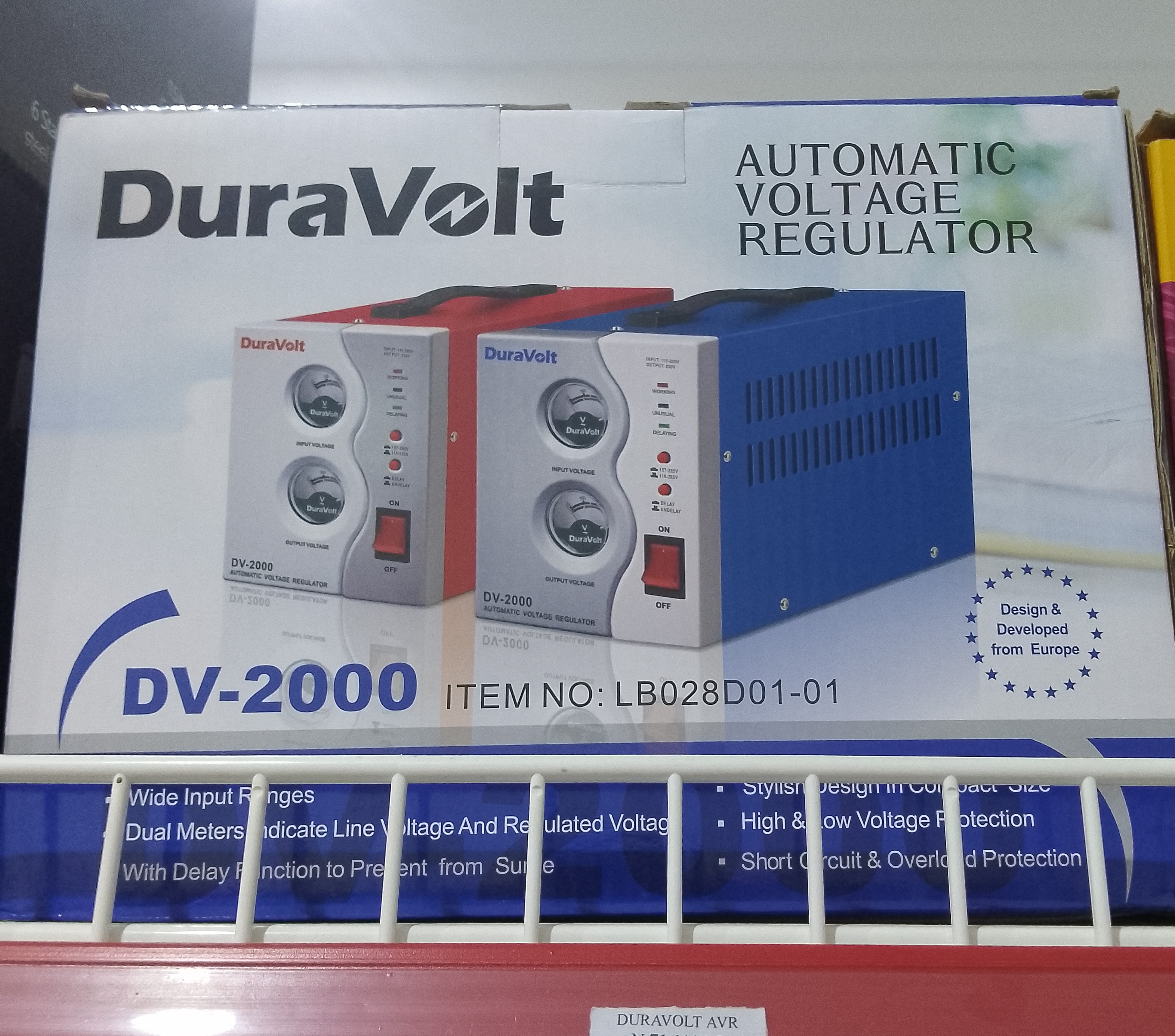 DuraVolt Automatic Voltage Regulator DV-2000 — Graphite