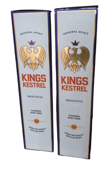 Kings Kestrel Original Gin – Classic Flavoured Spirit Drink — Silver