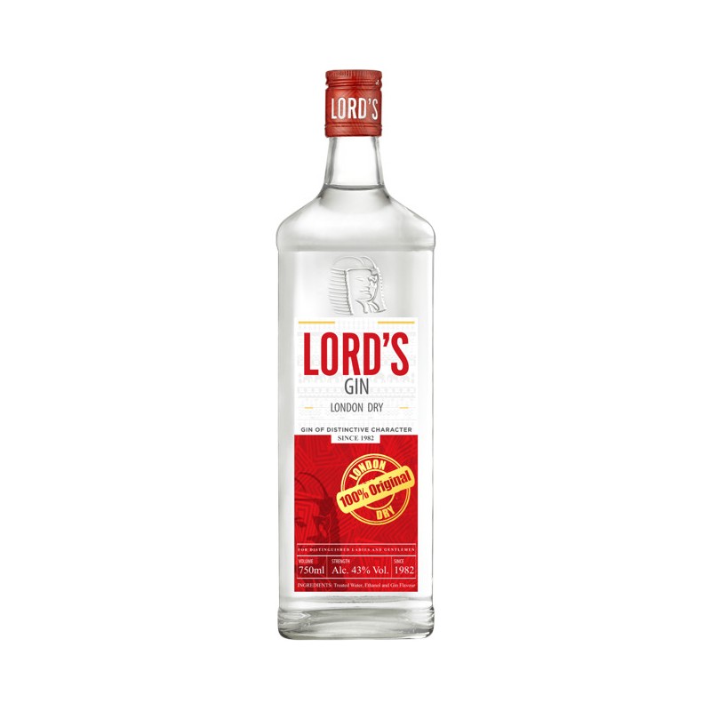 Lord's Gin London Dry – Gin of Distinctive Character — carton