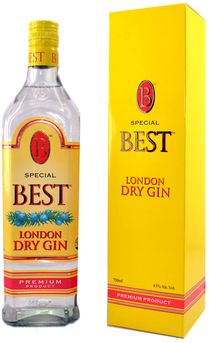 Special Best London Dry Gin – Premium Spirit 750ml — Gold