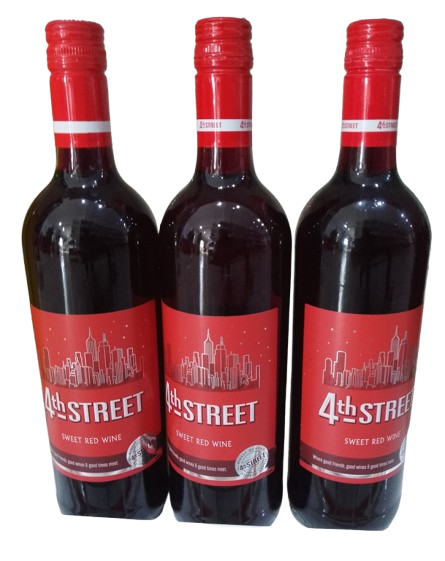 4th Street Sweet Red Wine 750ml — red