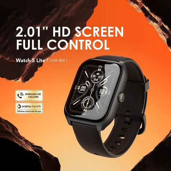 Oraimo Watch 5 Lite 2.01" HD Smartwatch with Wireless Calling — Default