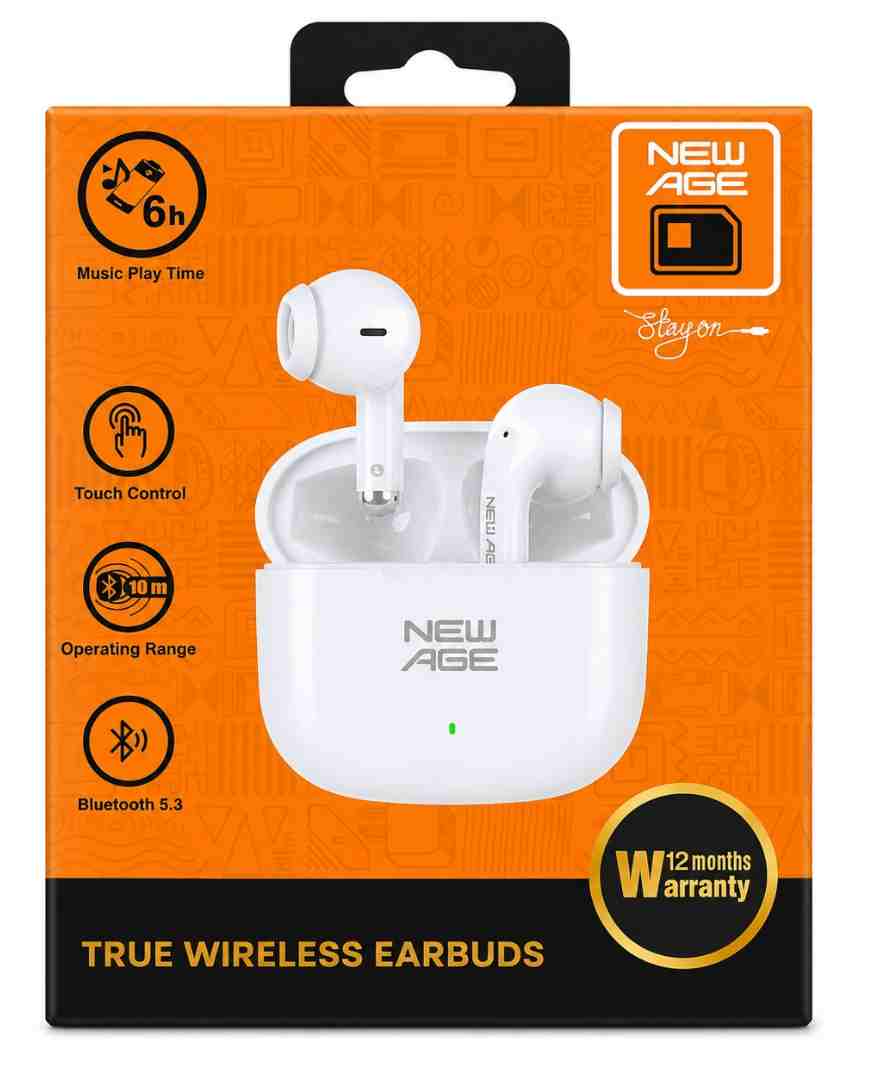 New Age True Wireless Earbuds – Bluetooth 5.3 TWS with Touch Control — Default
