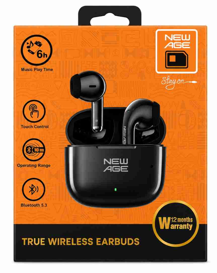 New Age True Wireless Earbuds – Bluetooth 5.3 TWS with Touch Control — Default