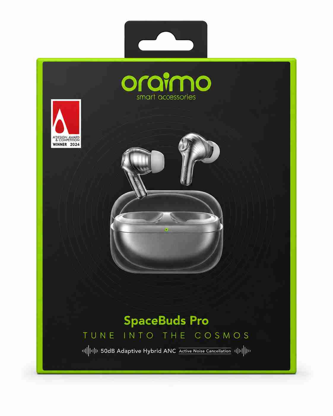 Oraimo SpaceBuds Pro – 50dB Adaptive Hybrid ANC True Wireless Earbuds | truevenix.com